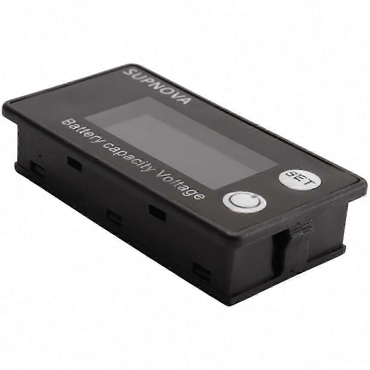 8V-100V Battery Capacity Indicator for Lead Acid/Lithium/LiFePO4 - Car & Motorcycle Voltmeter with Color Screen