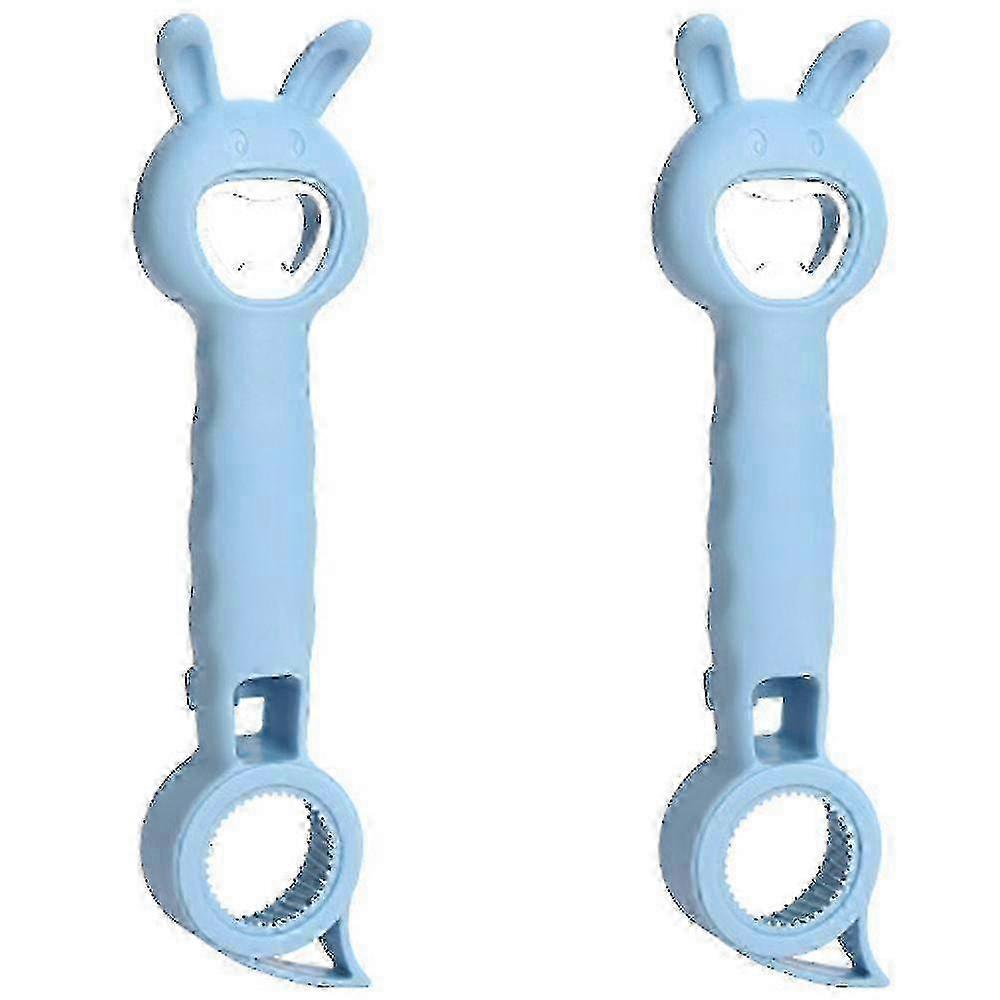4-in-1 Multi-Purpose Bottle Opener for Cans, Beer & Beverages with Rabbit Design