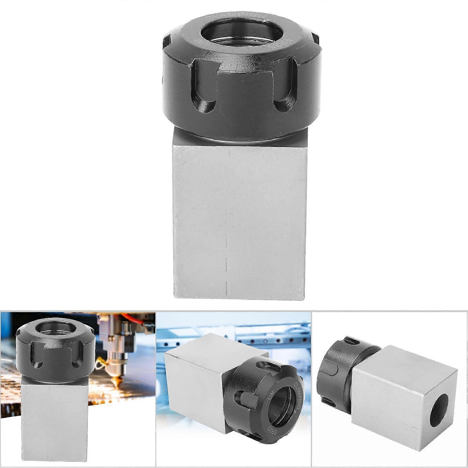 ER25 Square Collet Block Chuck Holder for Lathe Engraving Machine