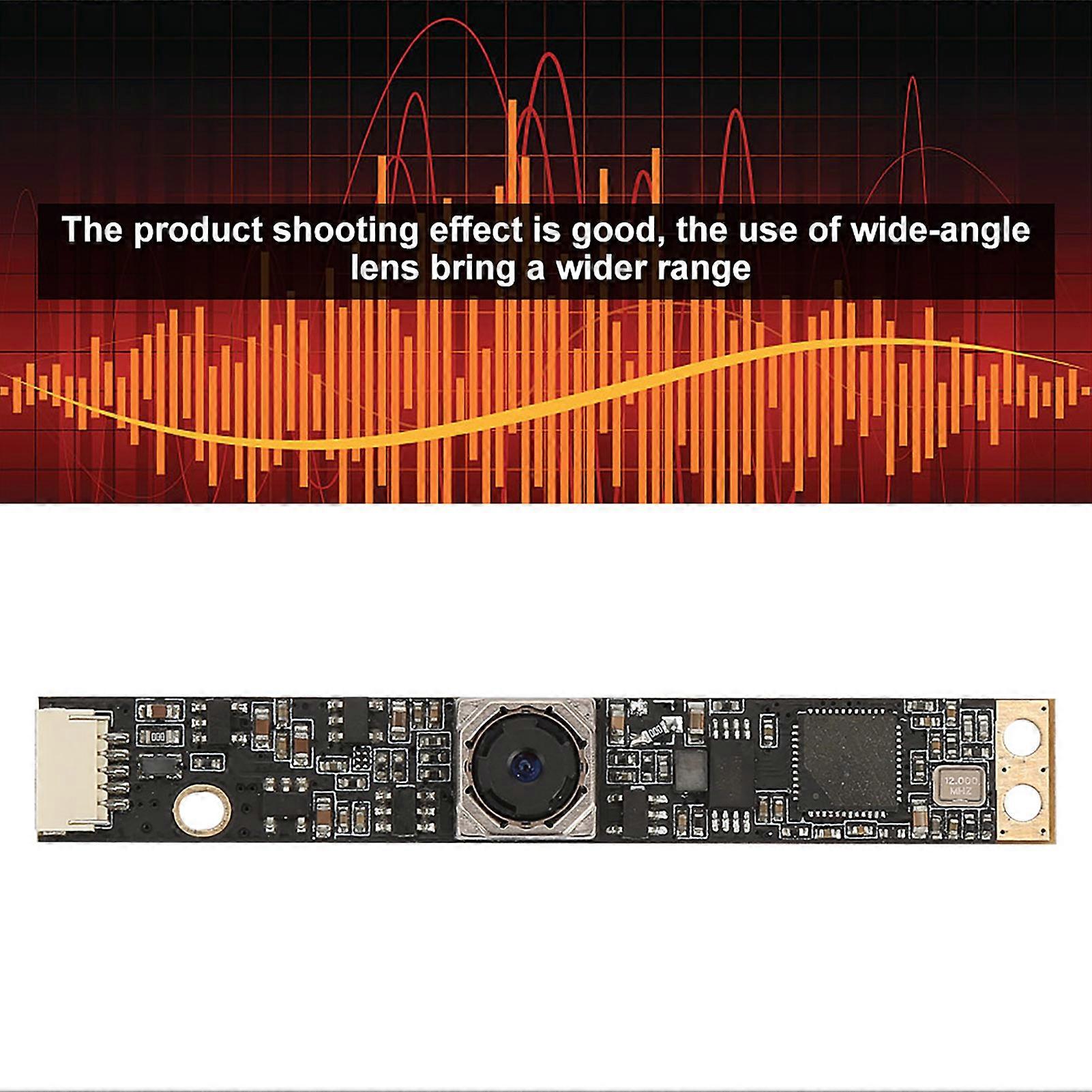 8M1915V22 USB Camera Module 8MP 70° Wide Angle 62x9x6.5mm