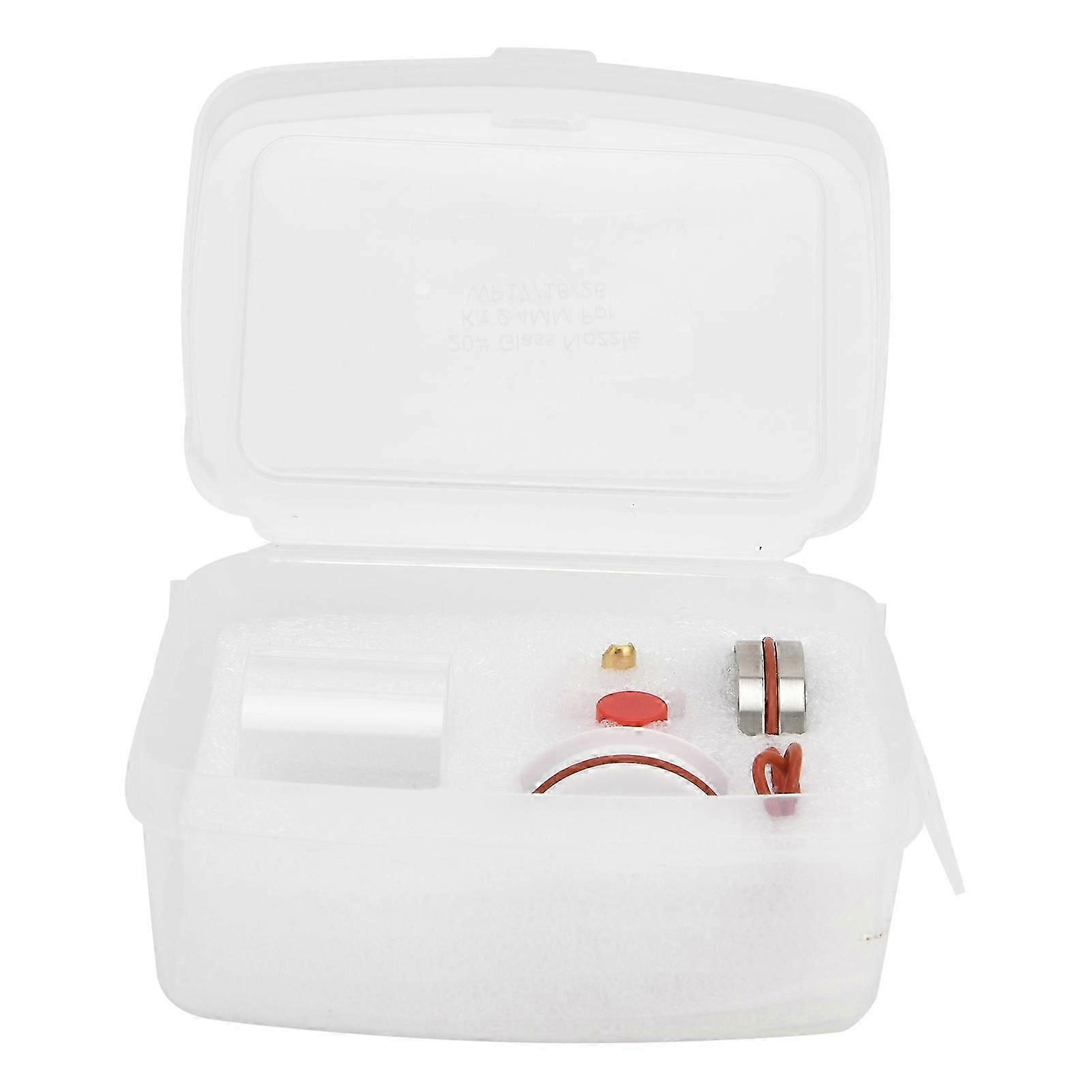 TIG Torch Glass Nozzle Kit Cup Collet Accessory Set 2.4 for WP?17/18/26 Argon Welding Gun