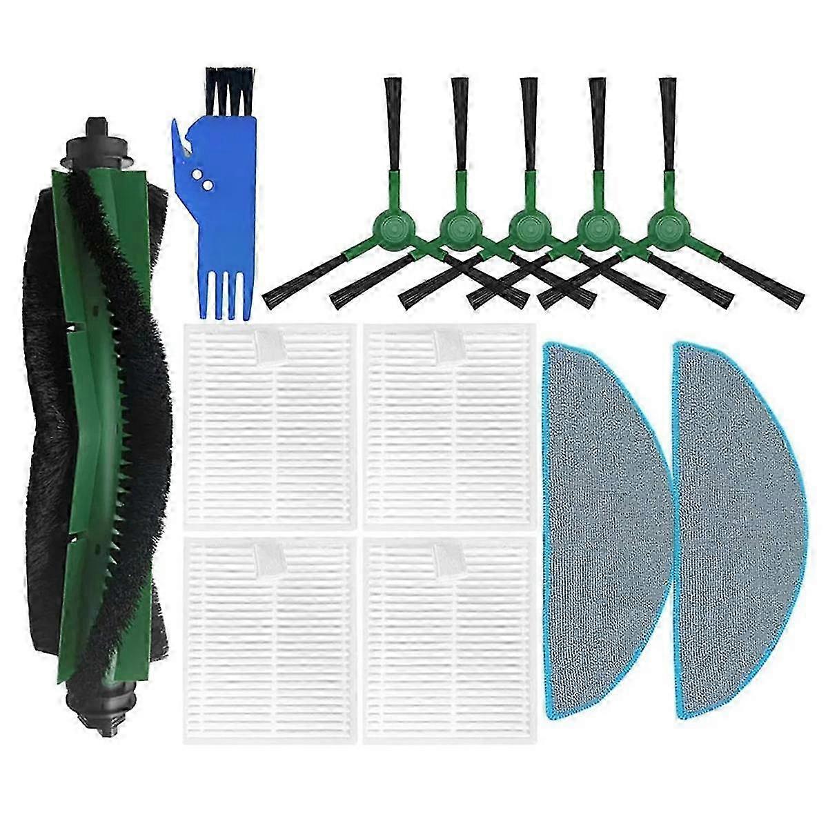 Hepa Filters Mop Rag Main Brush Side Brushes for Combo Essential Y0140/Y0110/Y0112 Robot Vacuum Parts