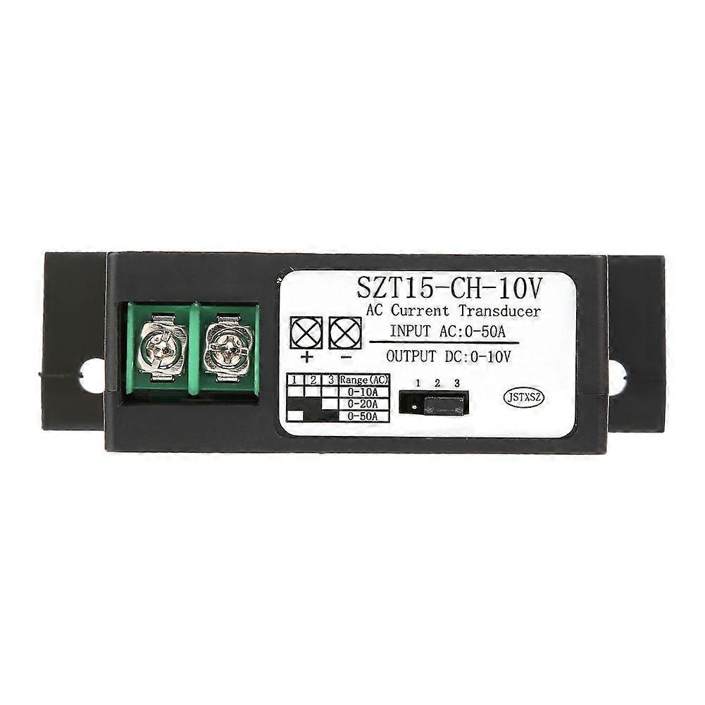 AC Current Transducer Transmitter Current Mutual Inductor AC 050A to DC 010V SZT15CH10V