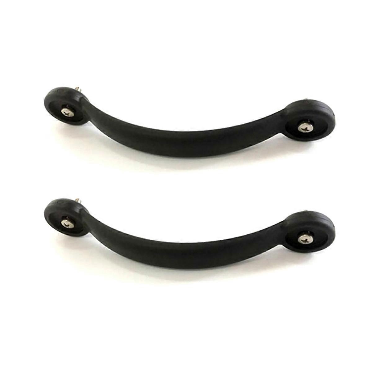 2PCS Zwarte Boot Handvat Boot Bagage Zijkant Montage Draaggrepen voor Kajak Kano Vissen Gereedschap Boot Acc