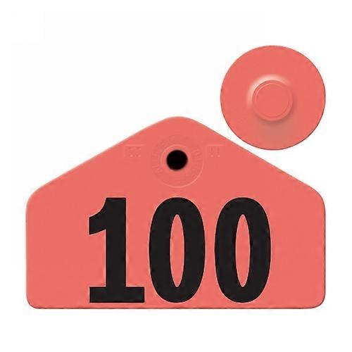 Allflex Allflex Global Tamperproof Numbered Hog Tags Red, 1 Count