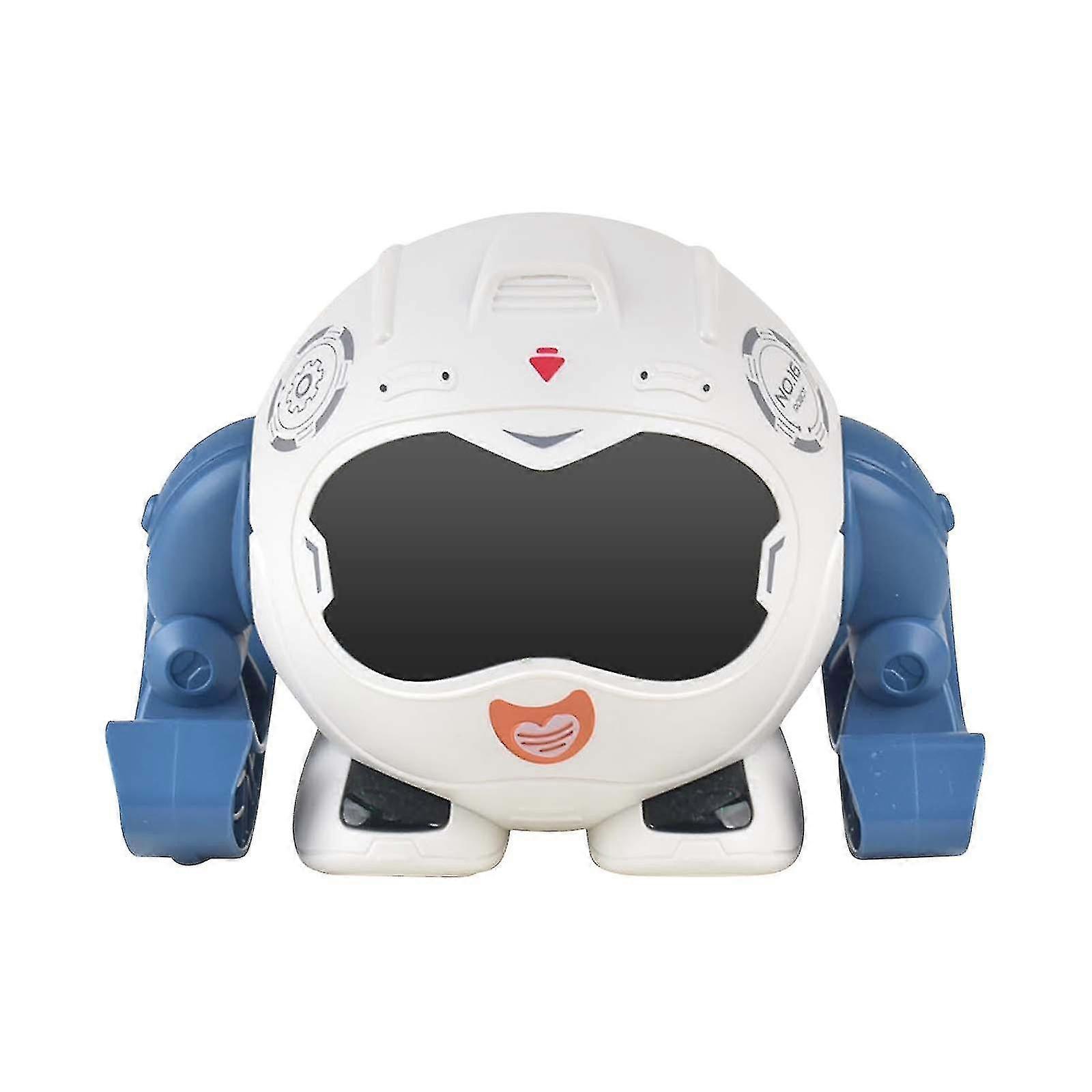 Electric dancing robot with 360-degree sound and light rotation to promote parent-child interaction