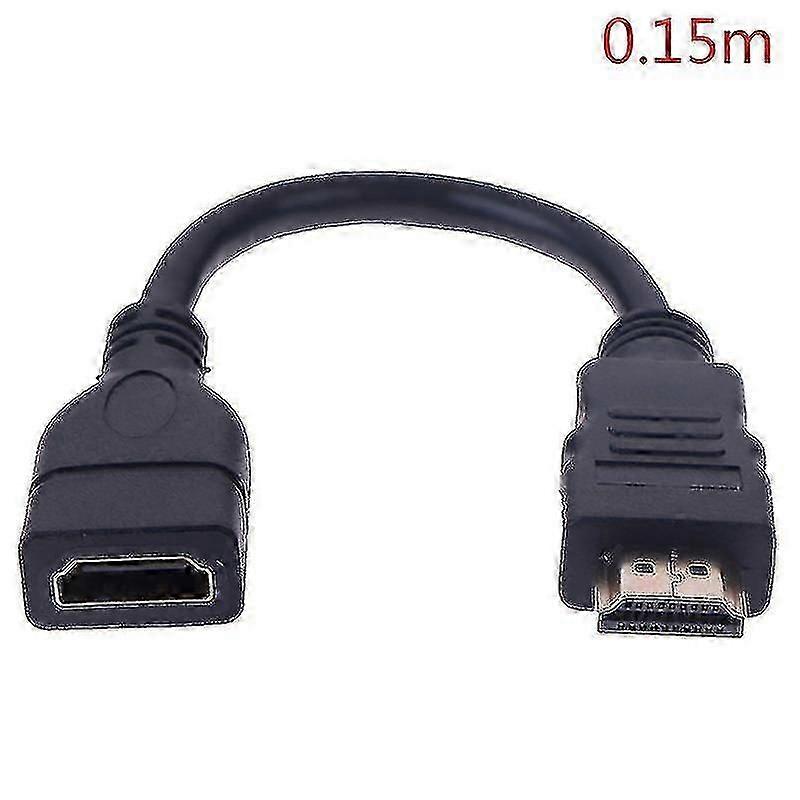 1pc 15cm/30cm hdmi αρσενικό στο θηλυκό καλώδιο επέκτασης καλωδίων hdmi προστατευτικό hdmi