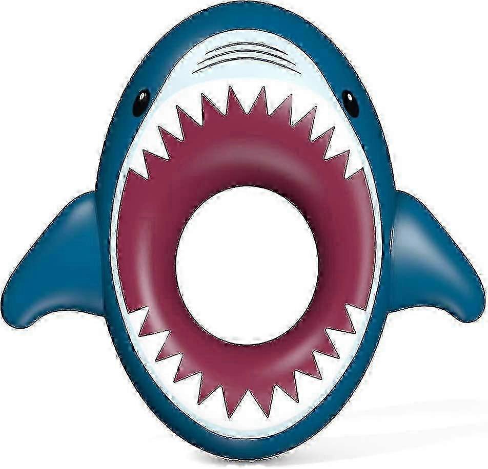 2025 Inflatable Shark Pool Float Shark Floaties Water Fun Summer Beach Swimming Pool Tube Inflatables Ride on Pool Party Raft Lounge Toys for Kids Adu