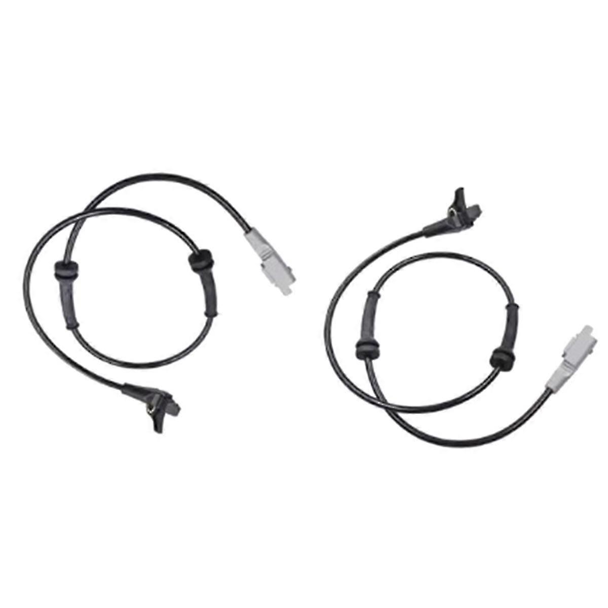 2 Pcs ABS Wheel Speed Sensor Front RH LH 9665386780