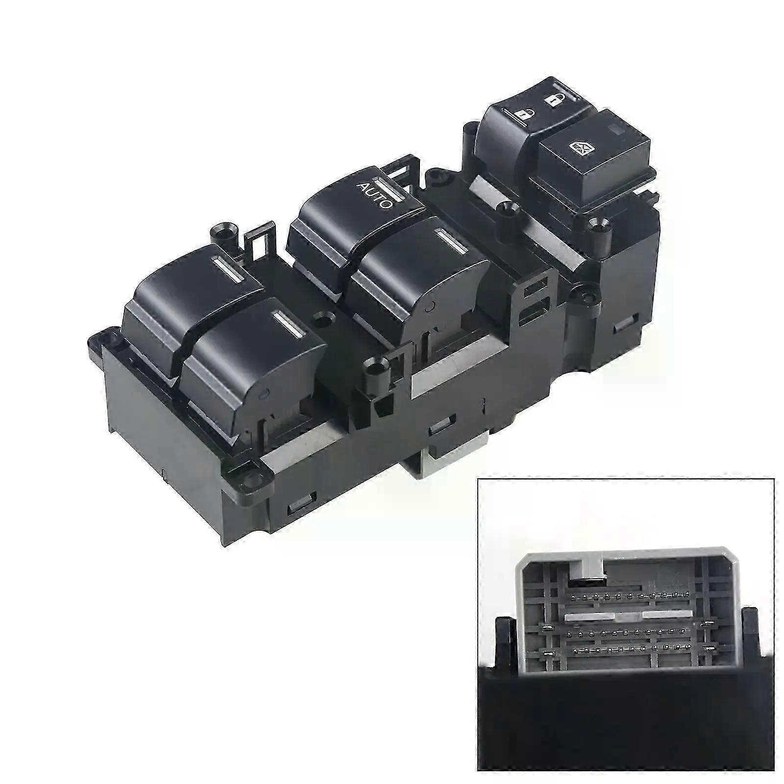 Master Power Window Switch Fit For  Honda Accord 2008-2012 Driver Side Window Switch Panel Replacement 35750-TB0-H01 35750-TA0-A02