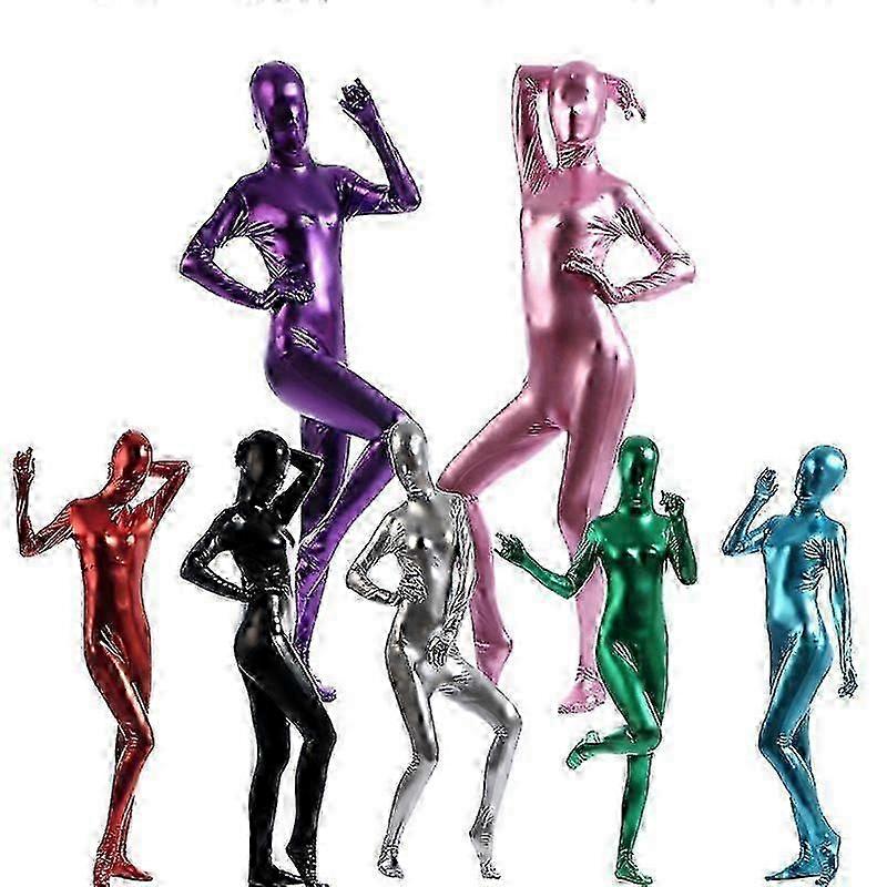 Solid Color Bodysuit Full Body Catsuit Cosplay Stage Performance Suit -CAA