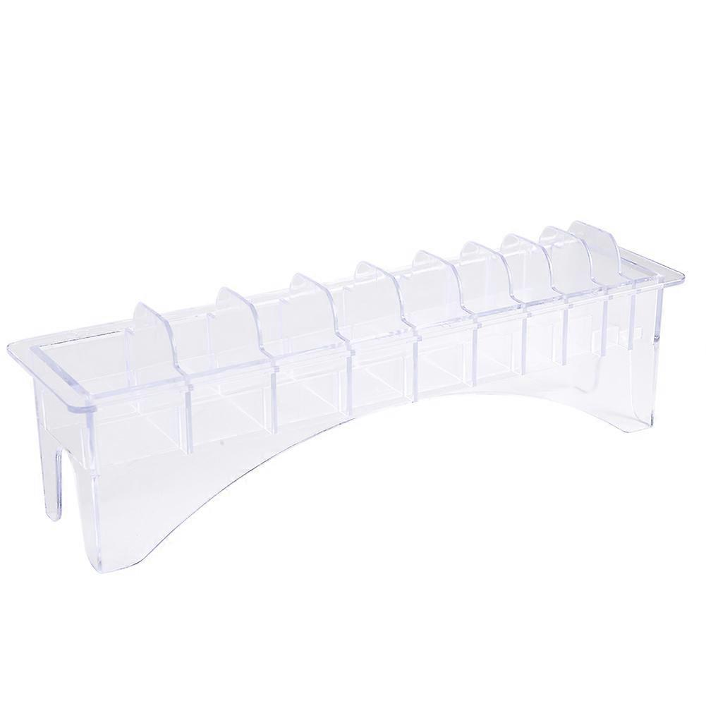Comb Storage Box, Hair Clipper Storage Case, Positioning Bracket, 10 Slots