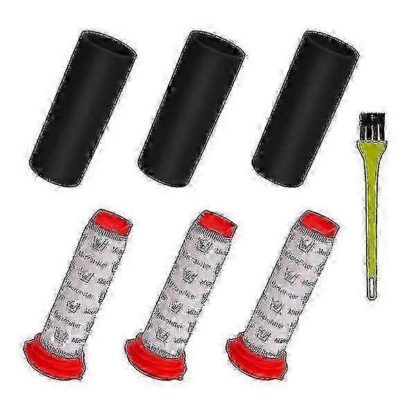 Filter set for Bosch Athlet, 3 main stick filters + 3 foam filters