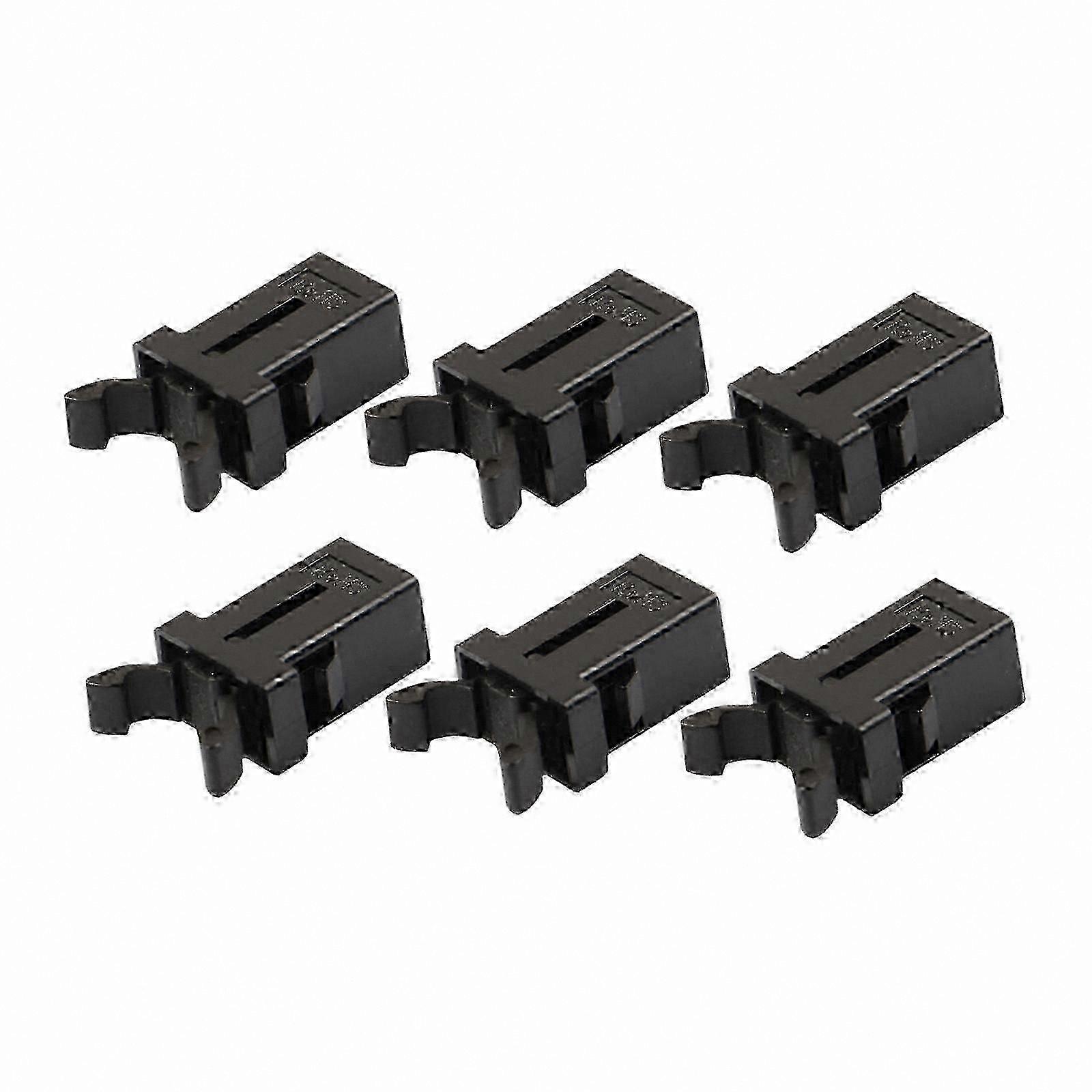 6-Pack Push-Top Bin Latch Clasp for Waste Containers