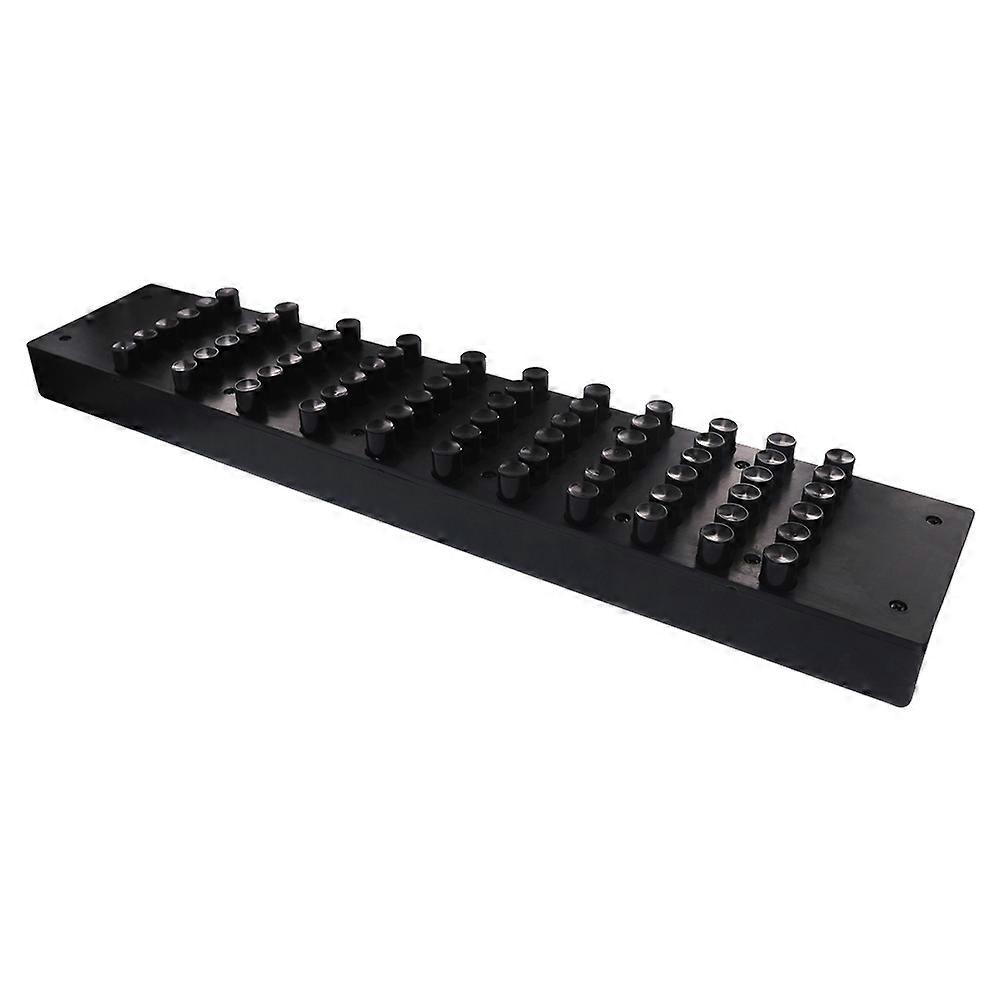 Instrument Practice Tool Guitar Trainer for Practice 1Pcs ABS Finger Trainer Black