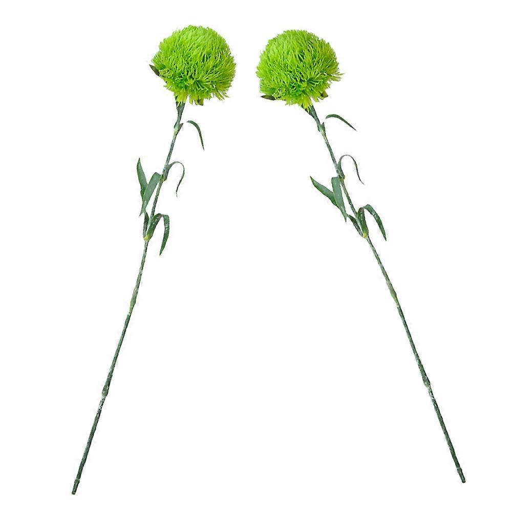 Artificial Plants Simulation Pine Ball for Home Decoration 2Pcs Light Green