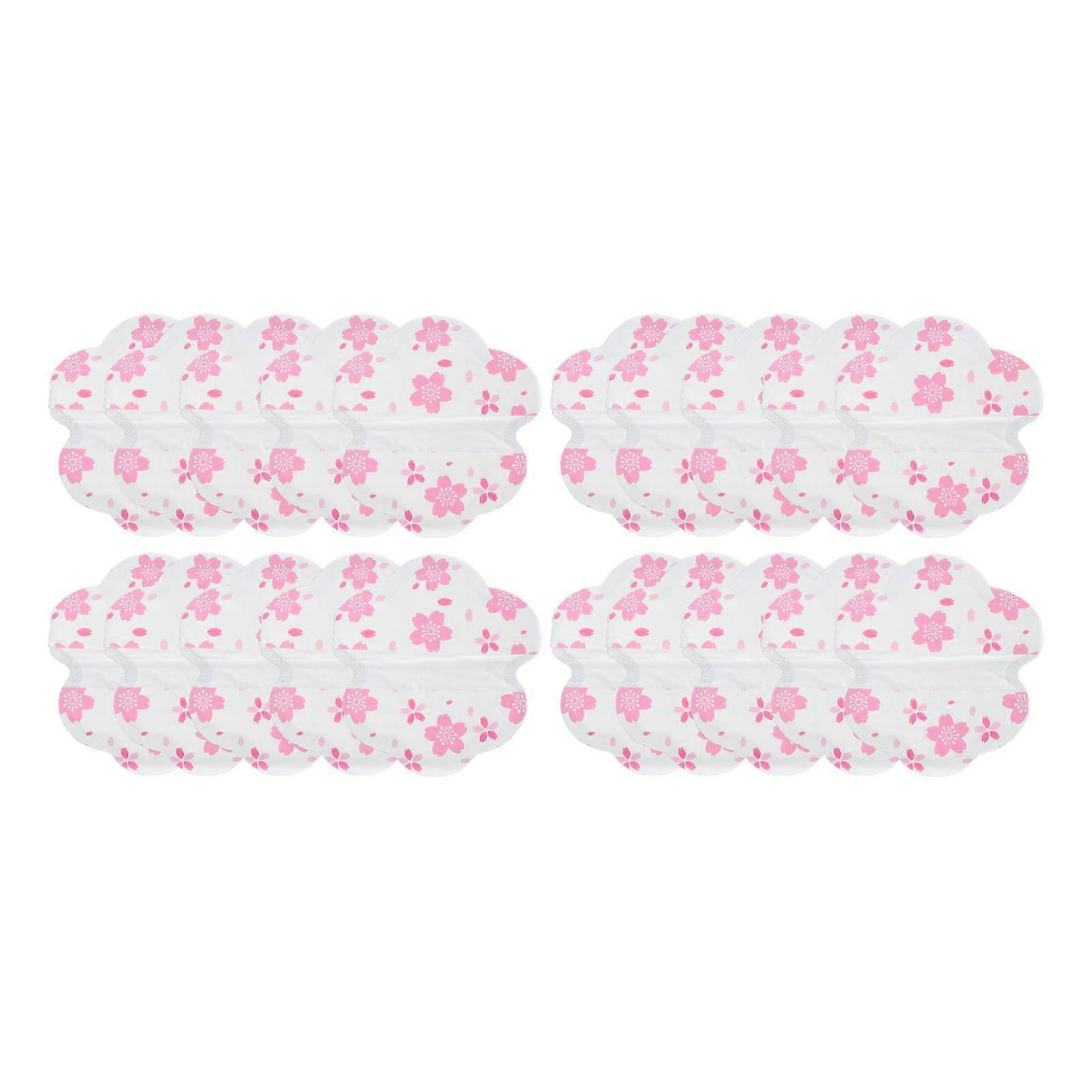 20PCS Armpit Sweat Absorbing Pads Single Use Underarm Sweat Wicking Shields for Men and Women White