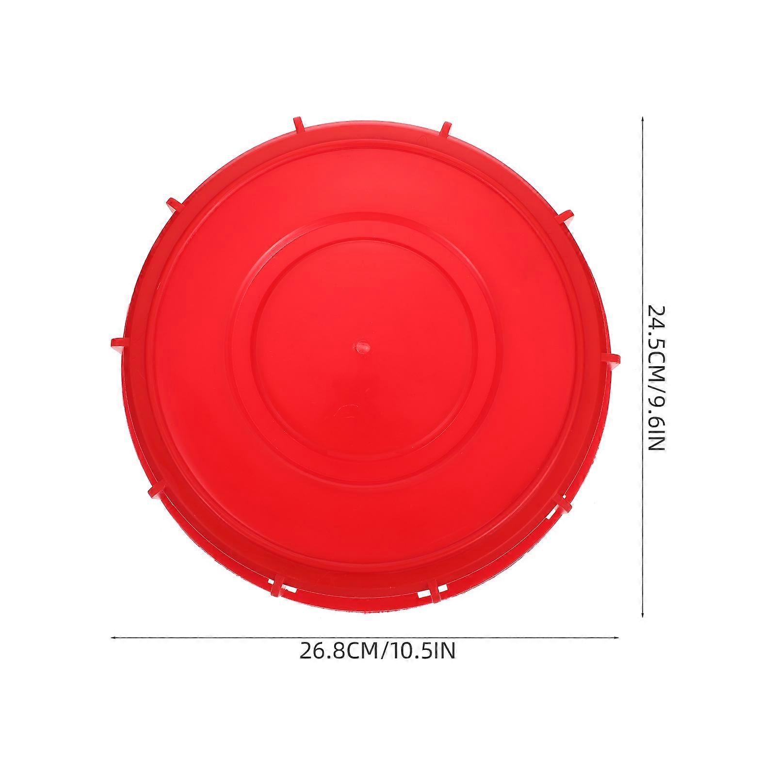 Professional Bucket Seal Lid for Sealing Wear-Resistant Red Plastic Cover