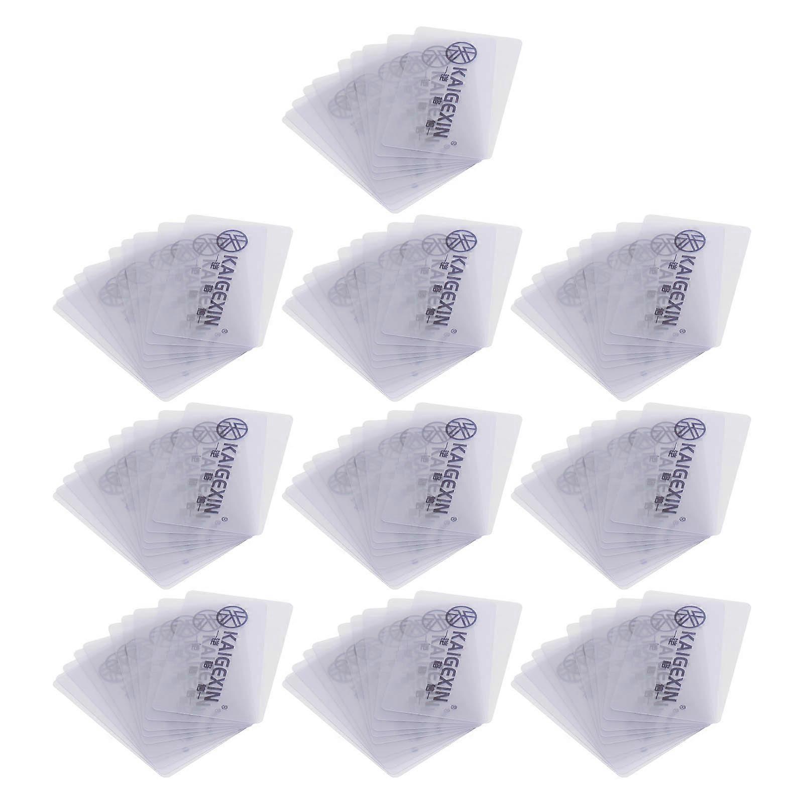 100pcs Disposable Plastic Opening Cards Universal Curved LCD Screen Disassembly Tool