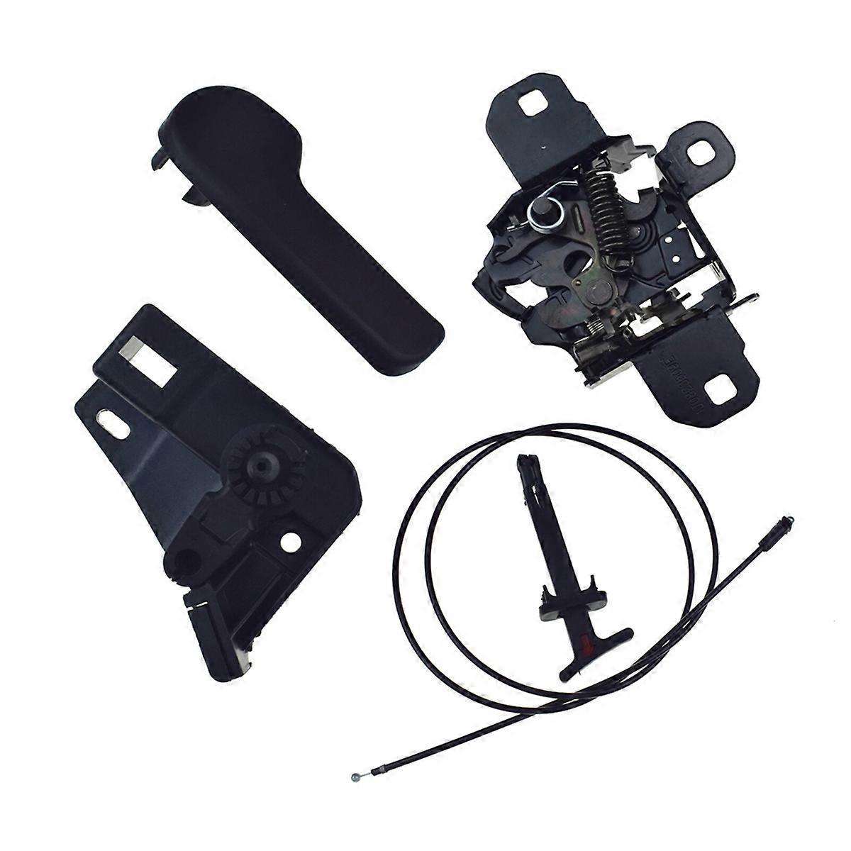 1J0823509C Car Hood Latch + Release Handle + Bracket + Cable Set