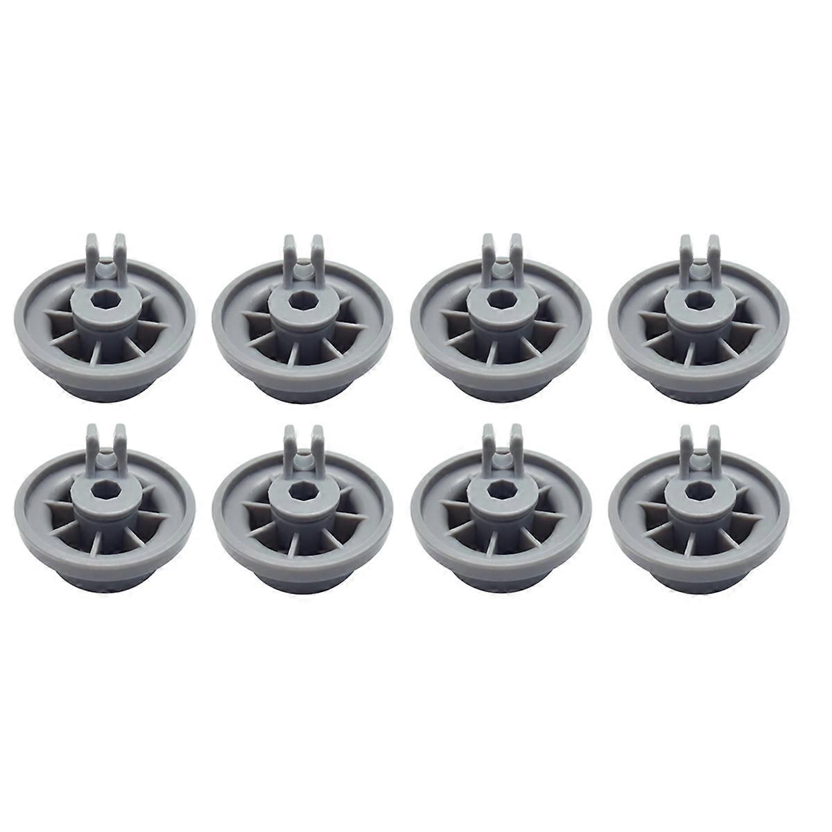 8PCS Dishwasher Replacement Rack Wheels Bottom Rack Basket Wheels