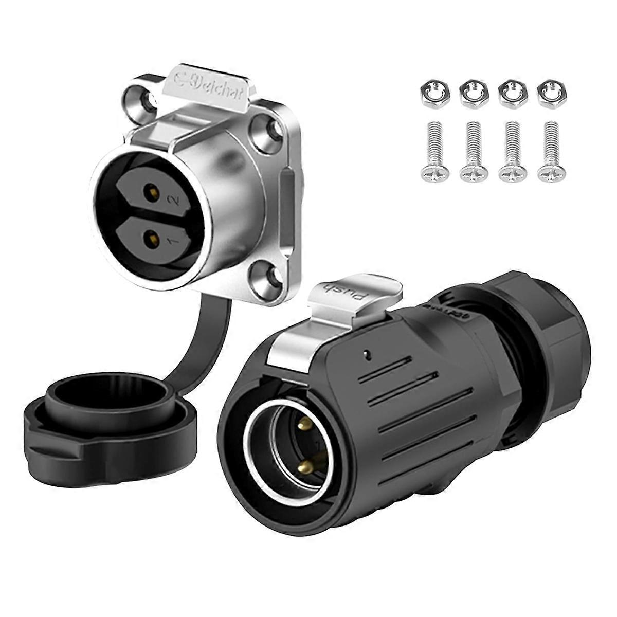 Industrial Connector IP68 Quick Plugging Circular Connector (2 Pin)