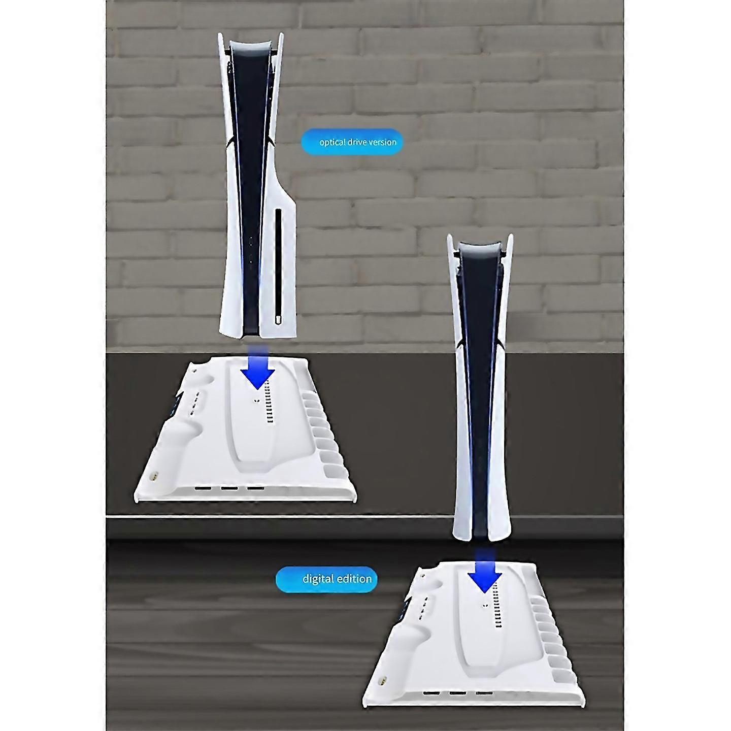 For Cooling Station With Rgb Fan Usb Interfaces Card Slot Black