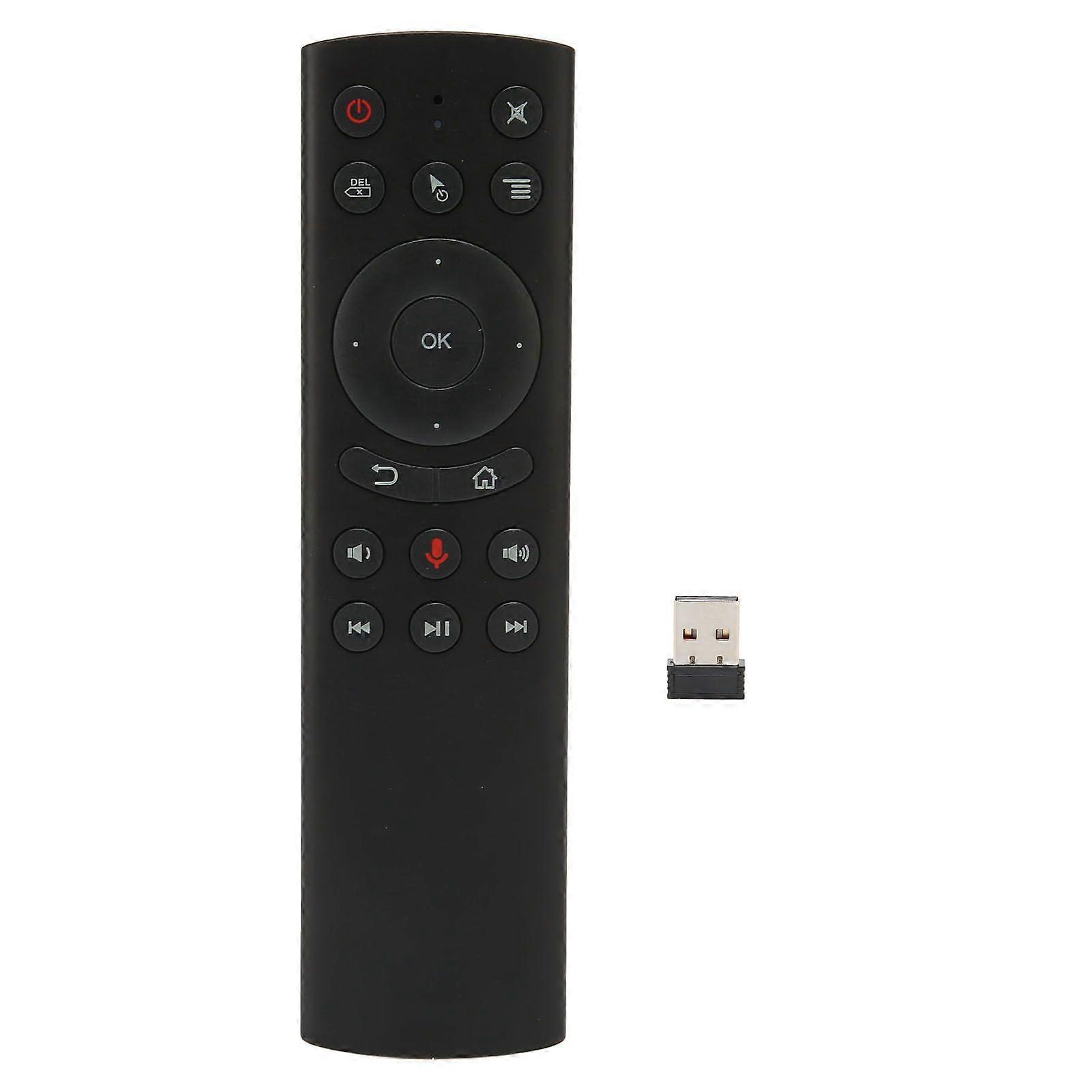 G20S Remote Control Single Sided Design Voice Remote Control with 6 Axes Gyroscope for TV Projector Computer G20S with Gyroscope