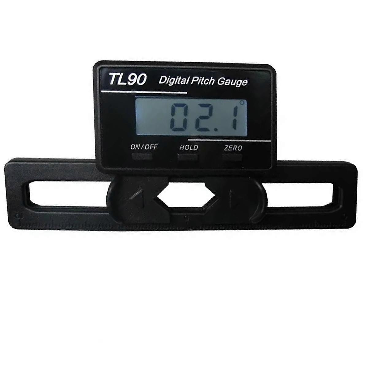 TL90 LCD Digitale Pitchmeter Propeller Hoekmeetinstrument Backlight Gyro Sensor ST250-800 Grootte Helikopter