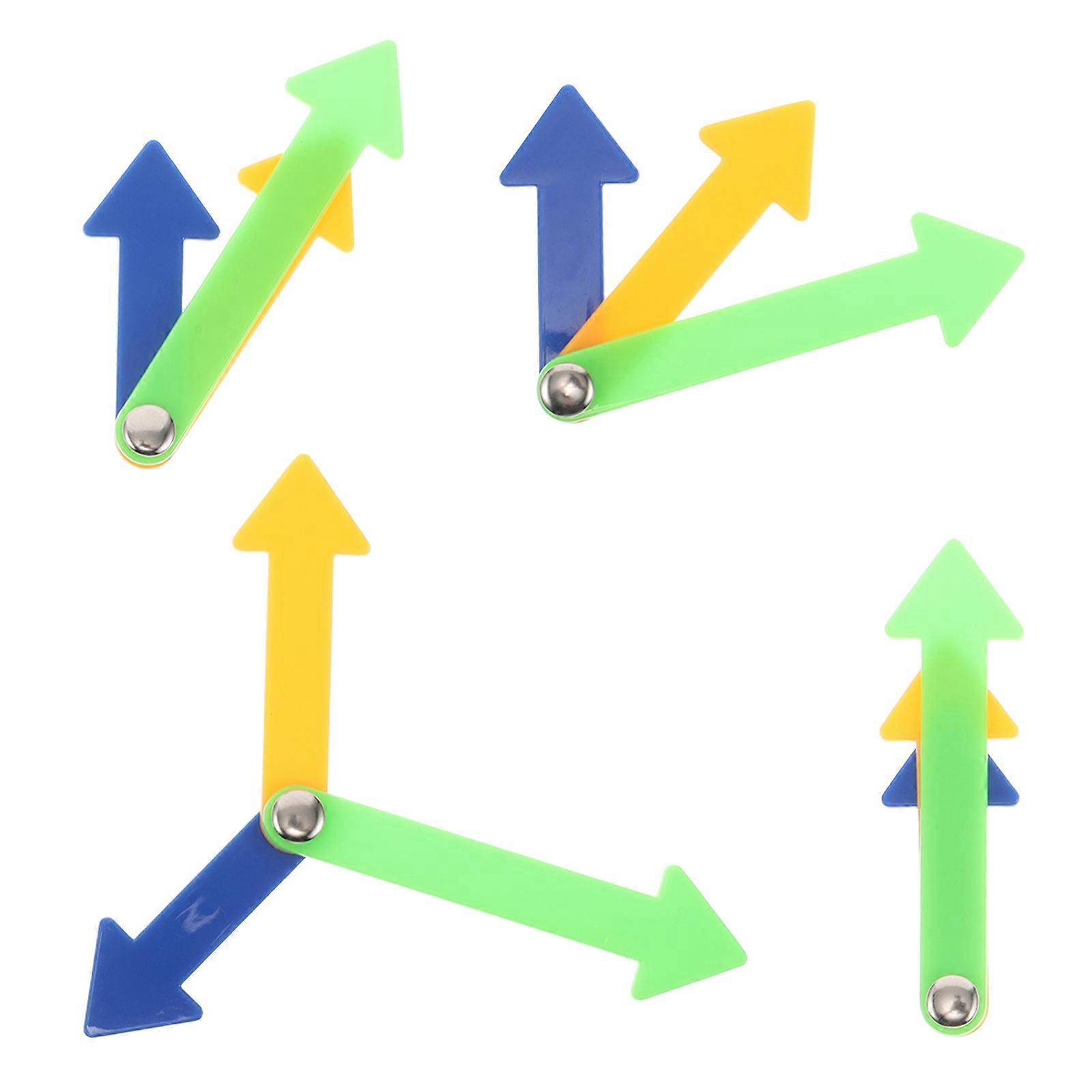 Teaching Clock DIY Plastic Clock Hands for Replacement 4Pcs Accessories