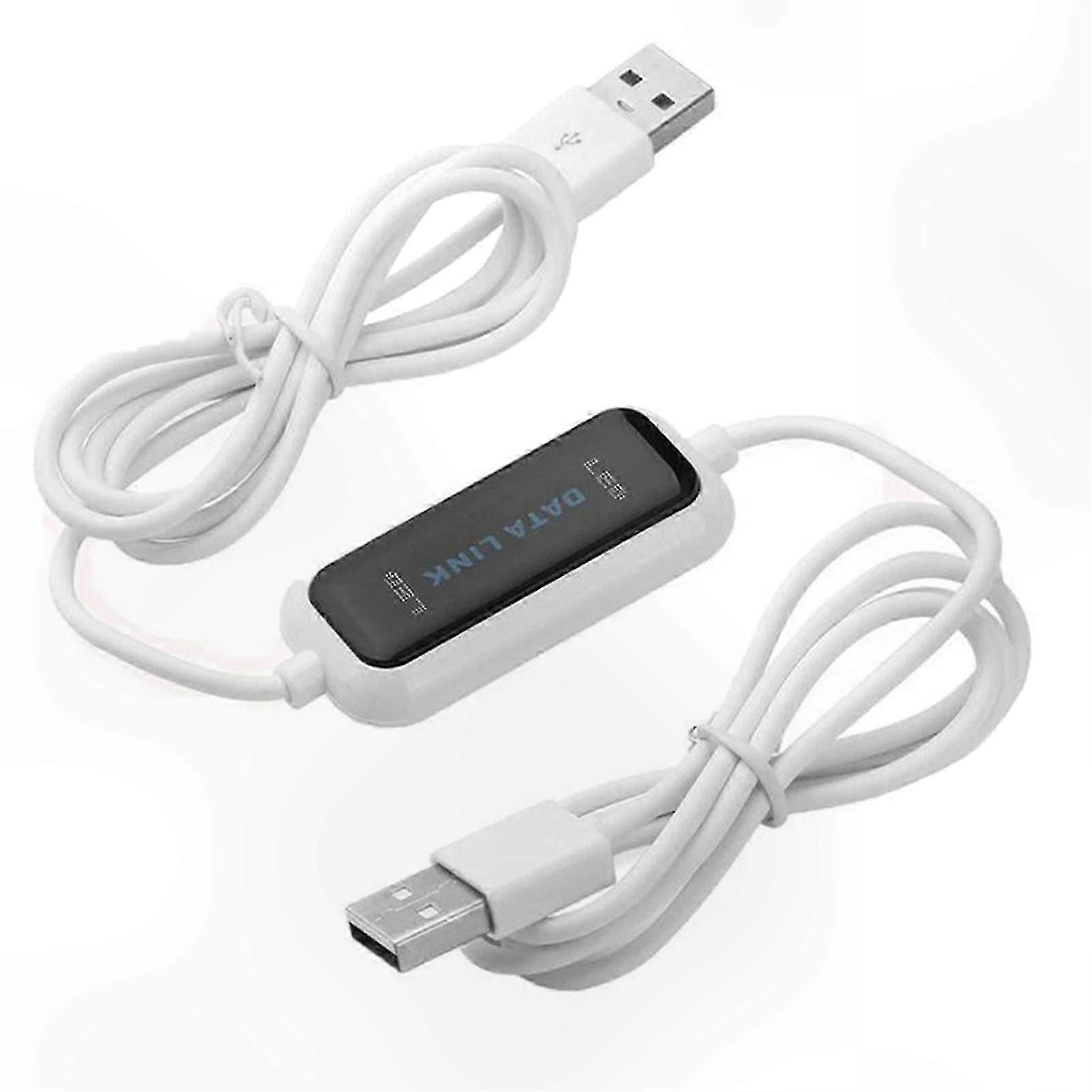 PC-to-PC Data Transfer Cable with File Synchronization and Cloud Sharing Functionality