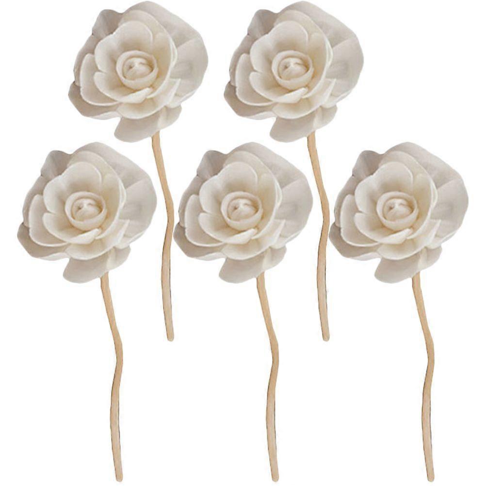 5PCS Rattan Reed Fragrance Diffuser Replacement Refill Flower Rattan Sticks