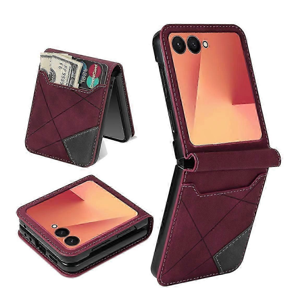 Samsung Galaxy Z Flip7 5G Card Holder PU Leather Case