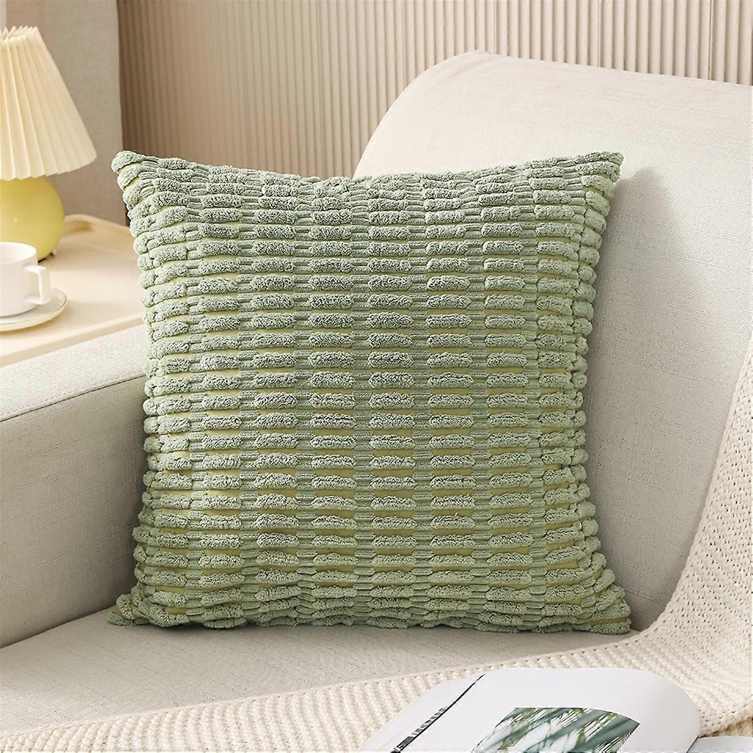 Pillowcases Solid Color Square Cushion Cover For Home Sofa Decoration