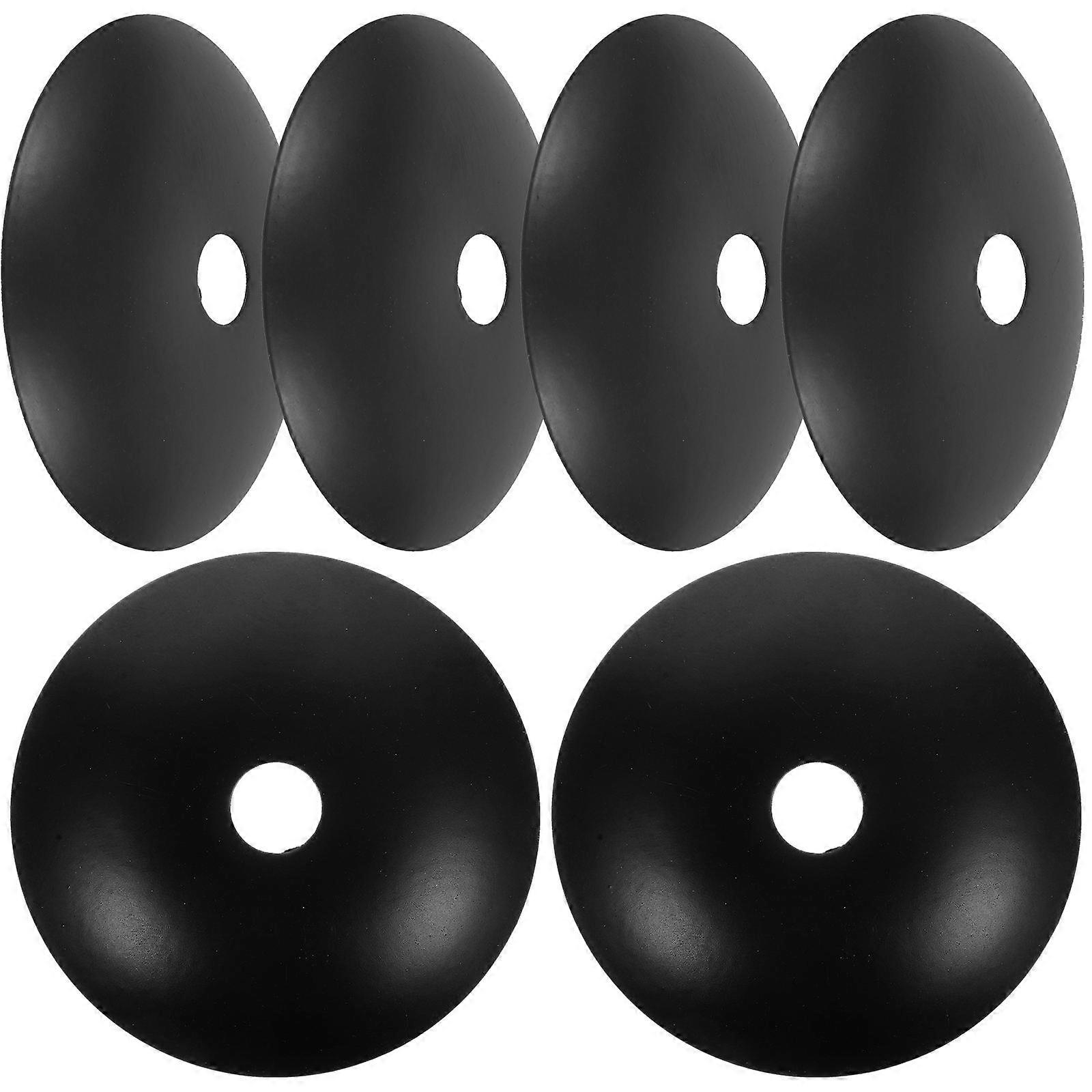 Chandelier Ceiling Plate 60Mm Black Decorative Canopy For Pendant Lights And Ceiling Lights With Rust Resistant Feature 18Pcs