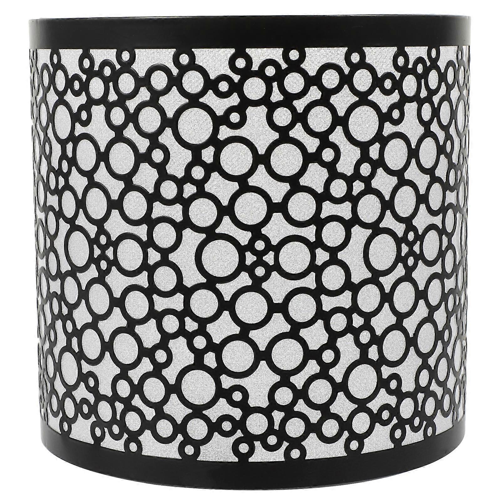 Vintage Style Metal Lampshade For Table Lamp And Pendant Light With Black Color And Glare Protection 4Pcs