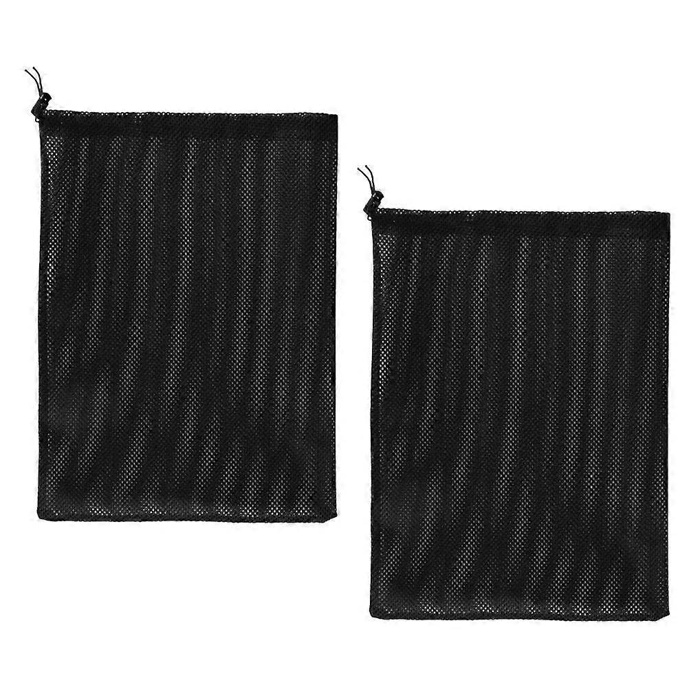 Pump Filter Bag for Water Pump Use 4Pcs Black Mesh Polyester Filter Bags