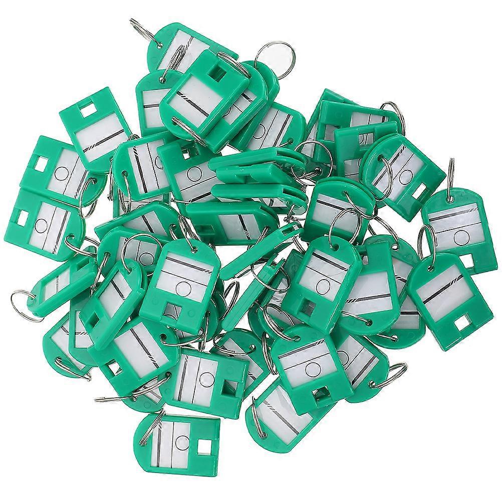 Keychain Identifier Tags Key Classification Suitcases USB Flash Drives 4X2.8X0.6CM 35Pcs