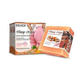 Ginger buttocks soap firming and lifting buttocks peach buttocks body cleansing soap body shaping and moisturizing buttocks 1pc/box