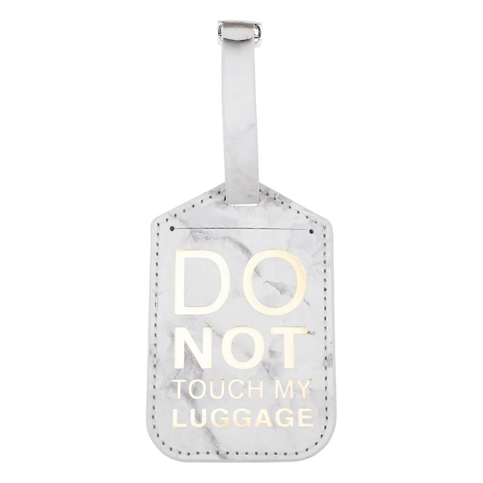 Baggage Tags Simple Travel Tag for Travel Use 2Pcs Light Grey