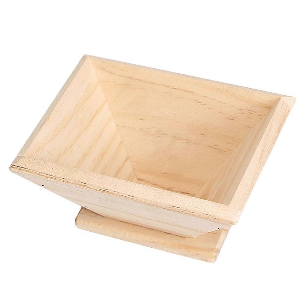 Wood Quadrangular Rice Mold DIY Mold for Kitchen Use 4Pcs