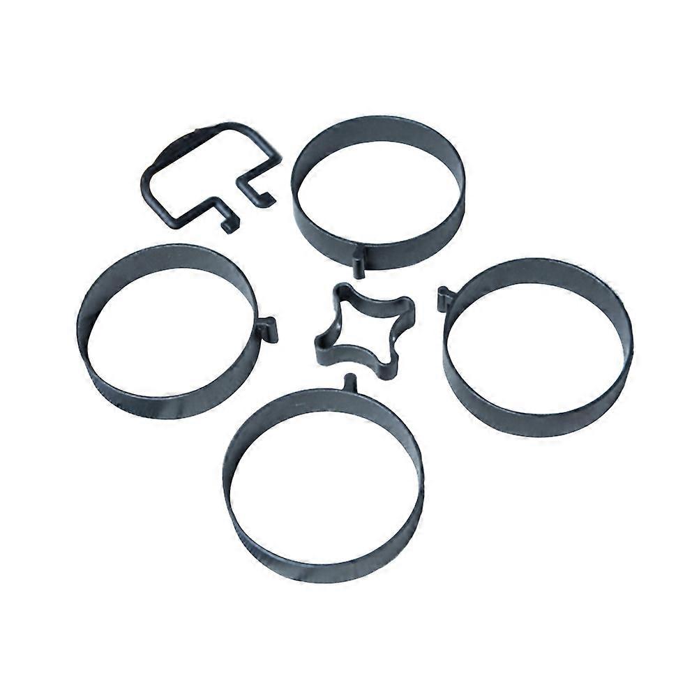 Egg Fry Omelette Mold Black Aluminum for Kitchen Use 2Sets Kitchen Tool