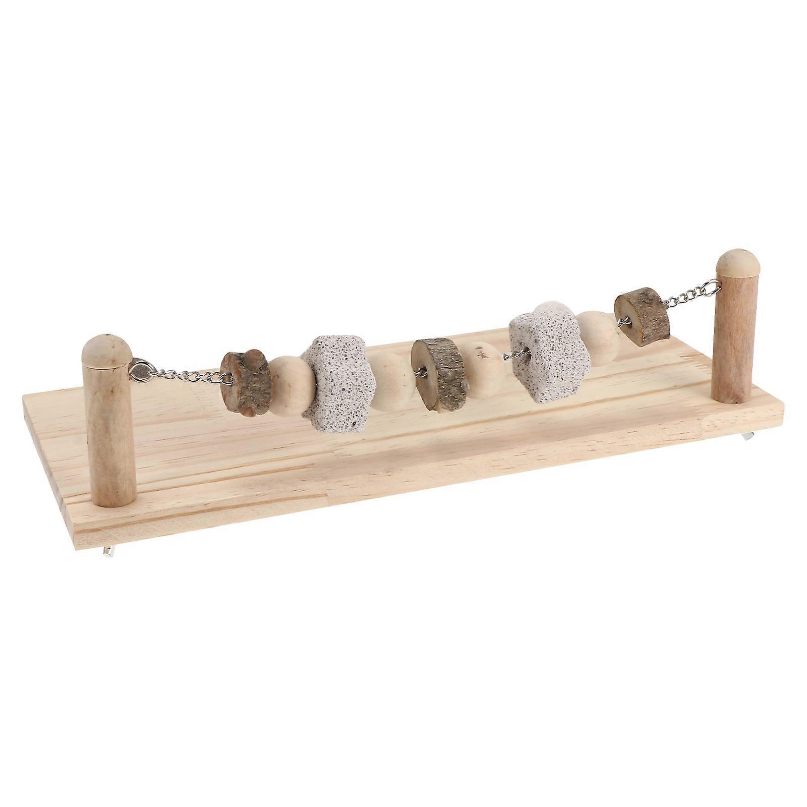 Toy Molar Hamster Squirrel Chewing Playing 32X14X1.2CM 2Pcs