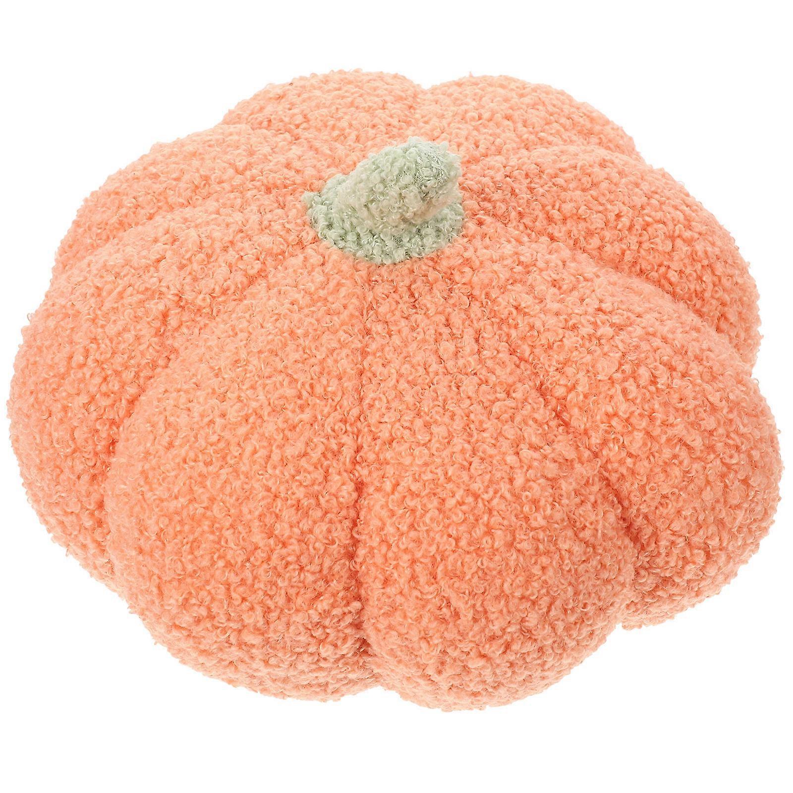 Orange Pumpkin Shaped Throw Pillow for Home 4Pcs Cushion