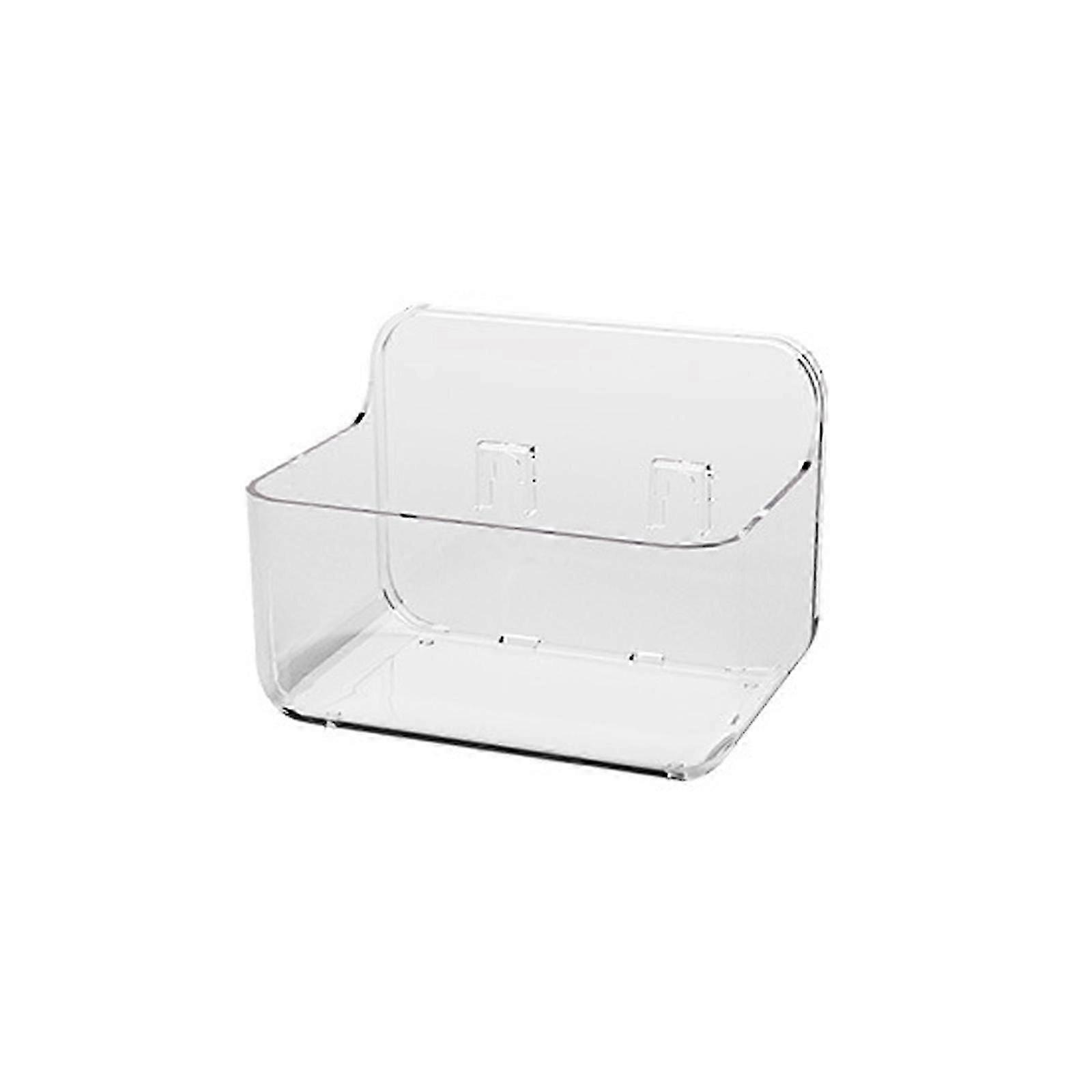 Storage box with adhesive tape wall mounted for bathroom and kitchen