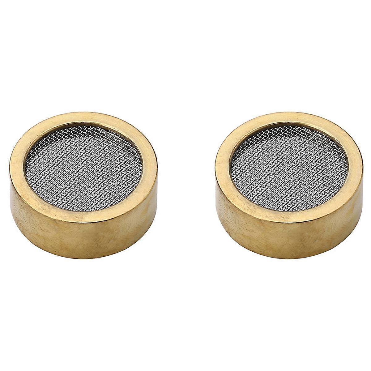 2pcs 25mm Condenser Microphone Capsule Replacements Large Diaphragm Microph Electric Instrument Part