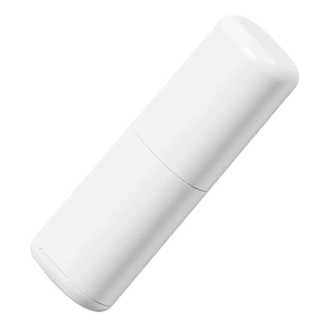 Travel Toothbrush Cup With Lid Plastic Storage Case For Toothbrush And Comb Camping And Bathroom Organizer Space Saving