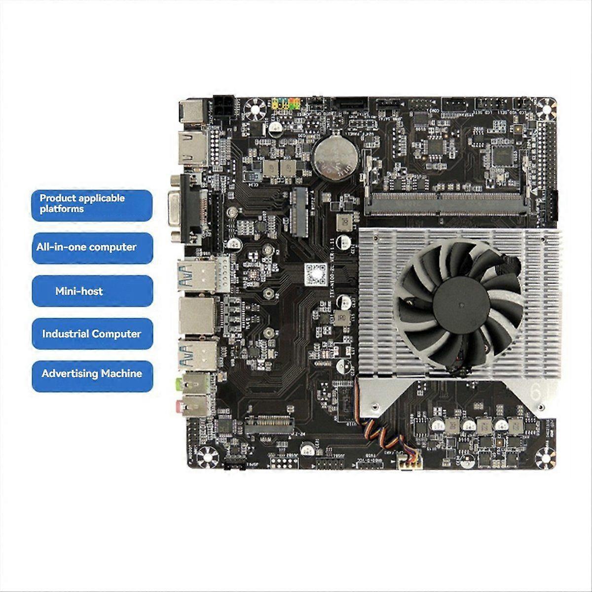 N100 Mini ITX Motherboard Quad Core Computer Mini Host HTPC