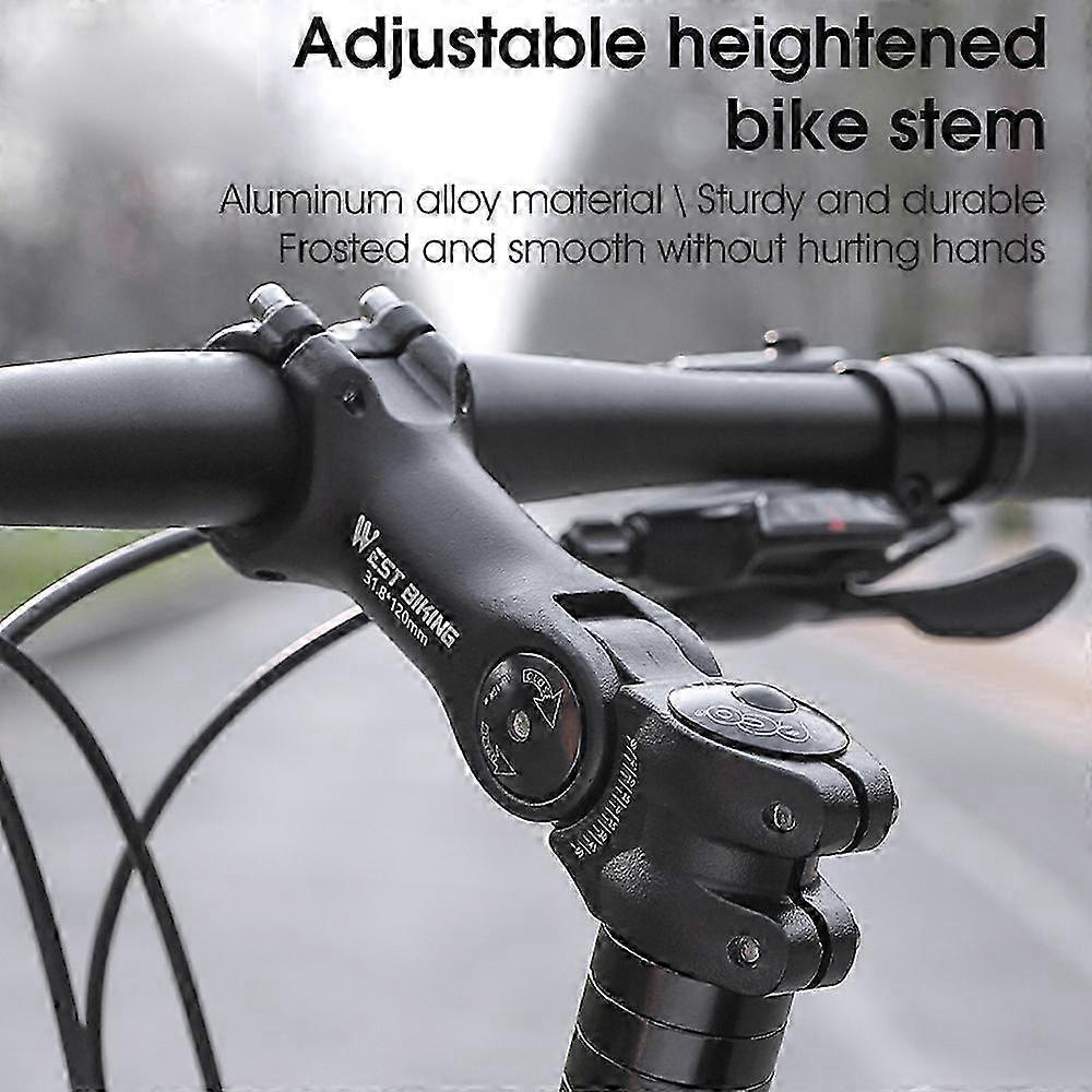 25-26 Adjustable Bicycle Variable 60 Degree Angle Aluminum Alloy Handlebar Riser Road Bike Front Fork Stem Adapter