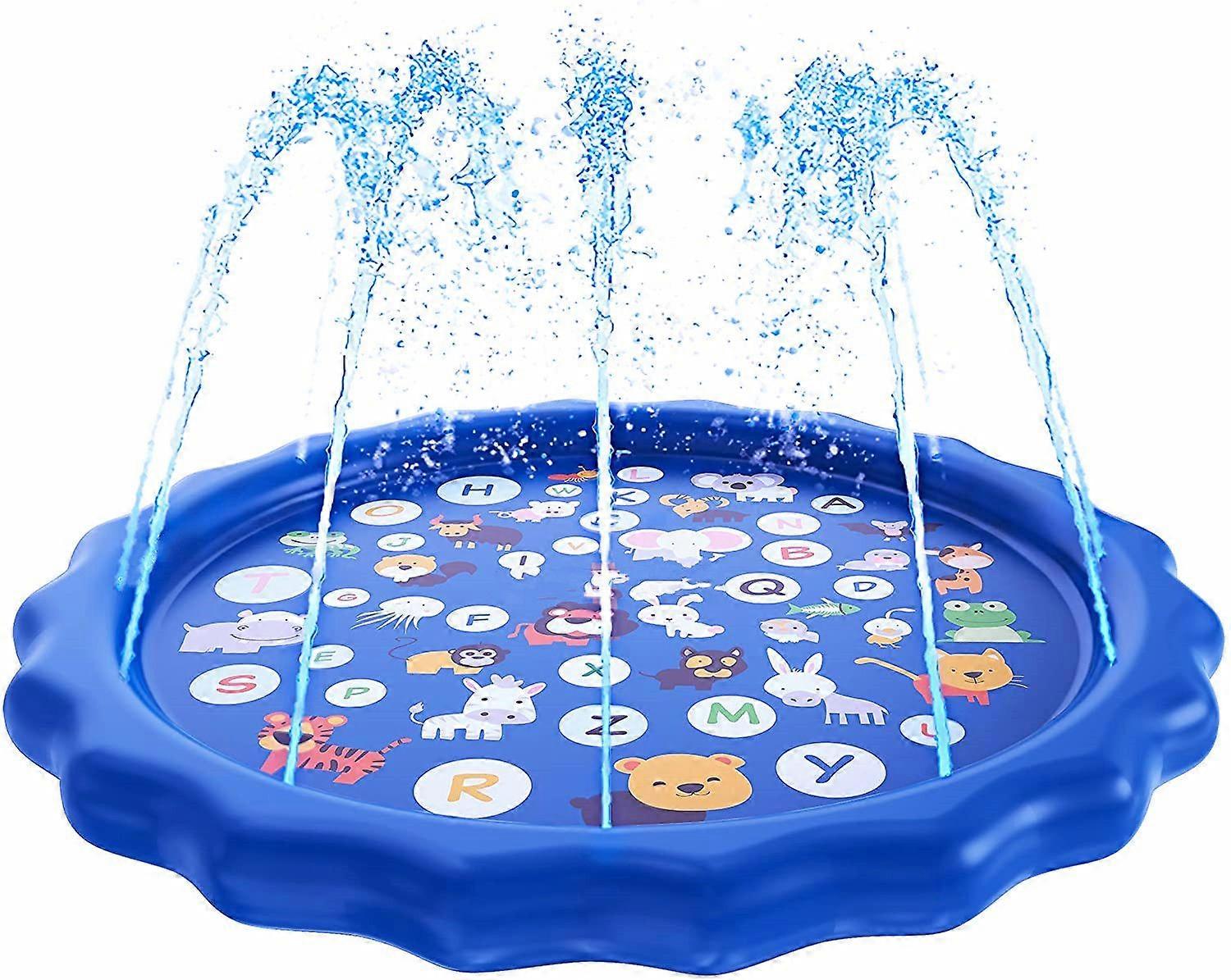 Children's toys outdoor spray pad, alphabet learning